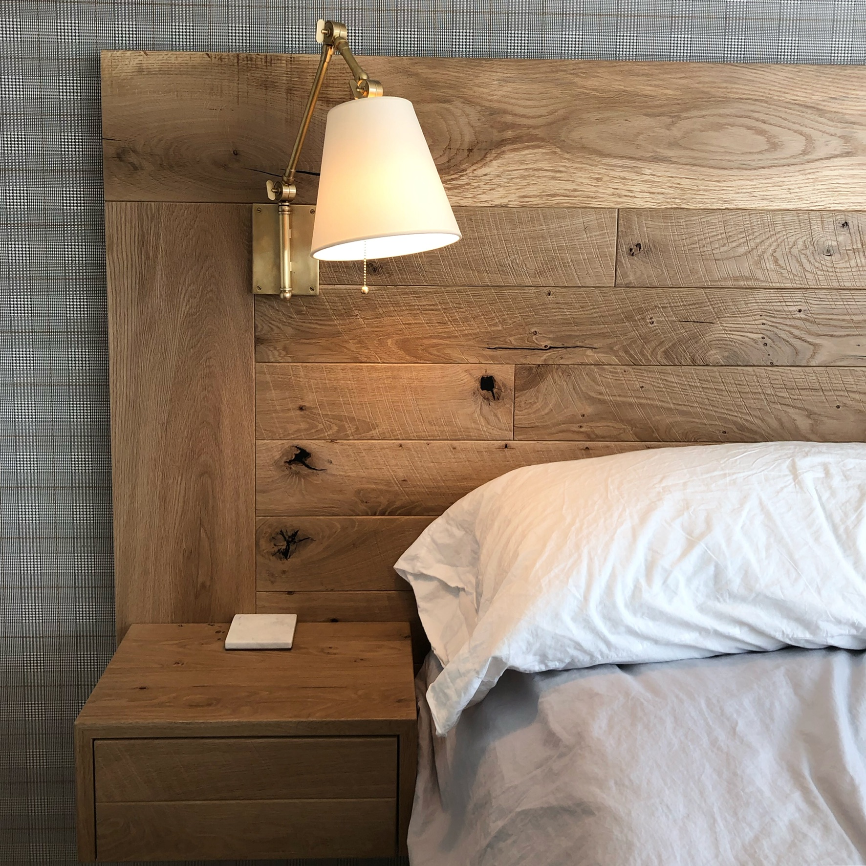 House of Alpine Rustic White Oak Bed Headboard.jpg