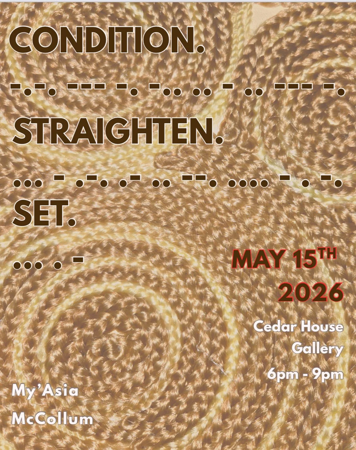 Condition. Straighten. Set
