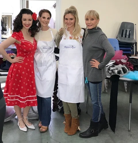 Gina Elise, founder of PinUps for Vets visits Glamour Project