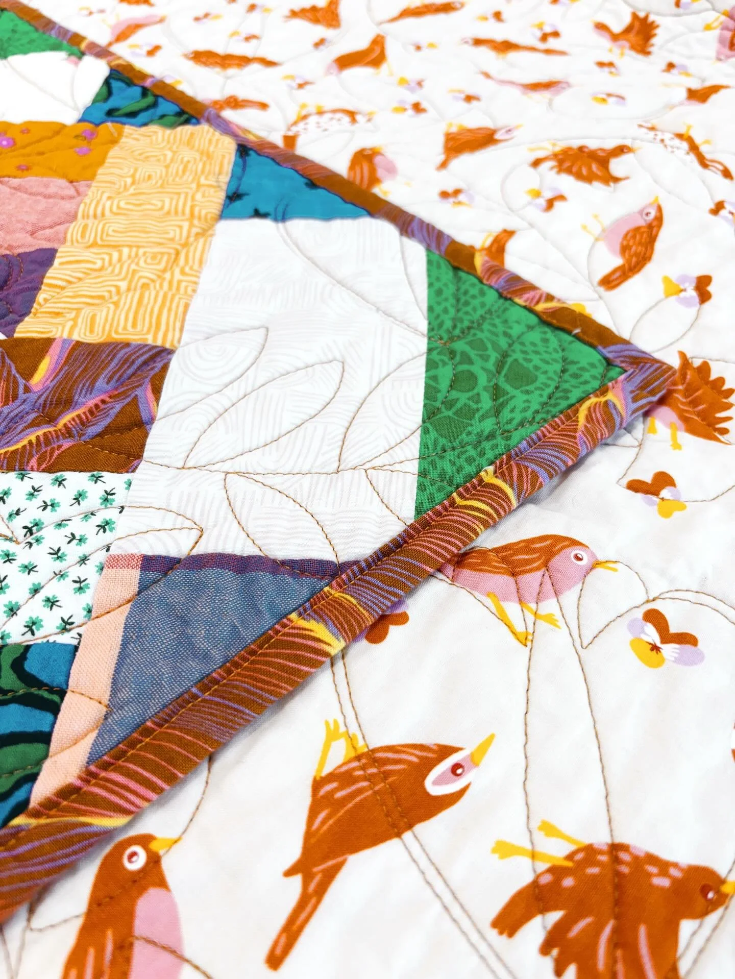 So happy for long nights, lightning bugs, bird chirps, and beautiful sunsets.

#Quilts #quilting #sewing #quiltsofinstagram #quilt #sew #herbertandjewellquilt