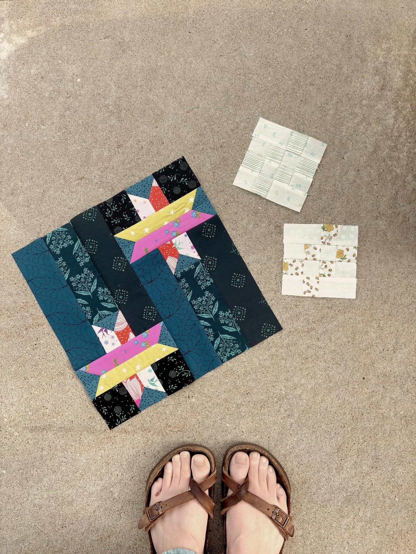 Well&hellip;

I was getting worried I wouldn&rsquo;t get to sew. I got distracted when my &ldquo;new&rdquo; 1971 Singer went kaput. Thankfully, she can be fixed and is in the shop. While waiting I got started on my Midnight Garden swap blocks and som