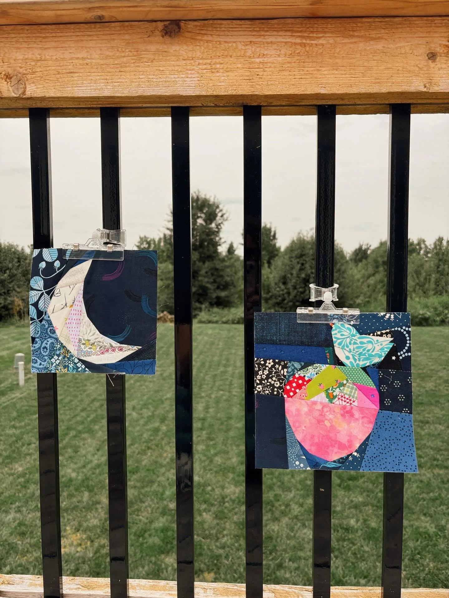 Because I&rsquo;m crazy, I&rsquo;m not doing one, but two Midnight Garden hives 🤗🤪🫠 It&rsquo;s me - this is who I am. I&rsquo;ve got a moon and strawberry block for you this Sunday. My moon may become a coaster or a piece for a bag as I think I wa