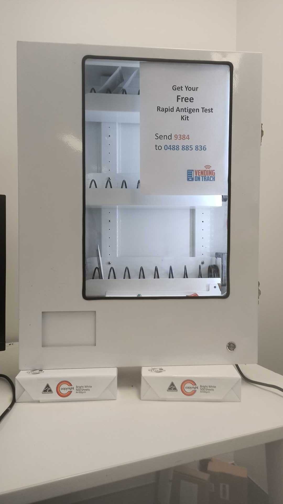 Rapid Antigen Test Dispenser / Vending Solution — Vending on Track