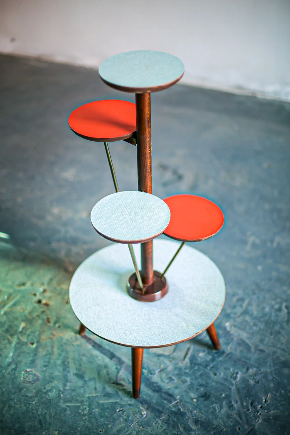  1950's German plant stand by Ilse Möbel