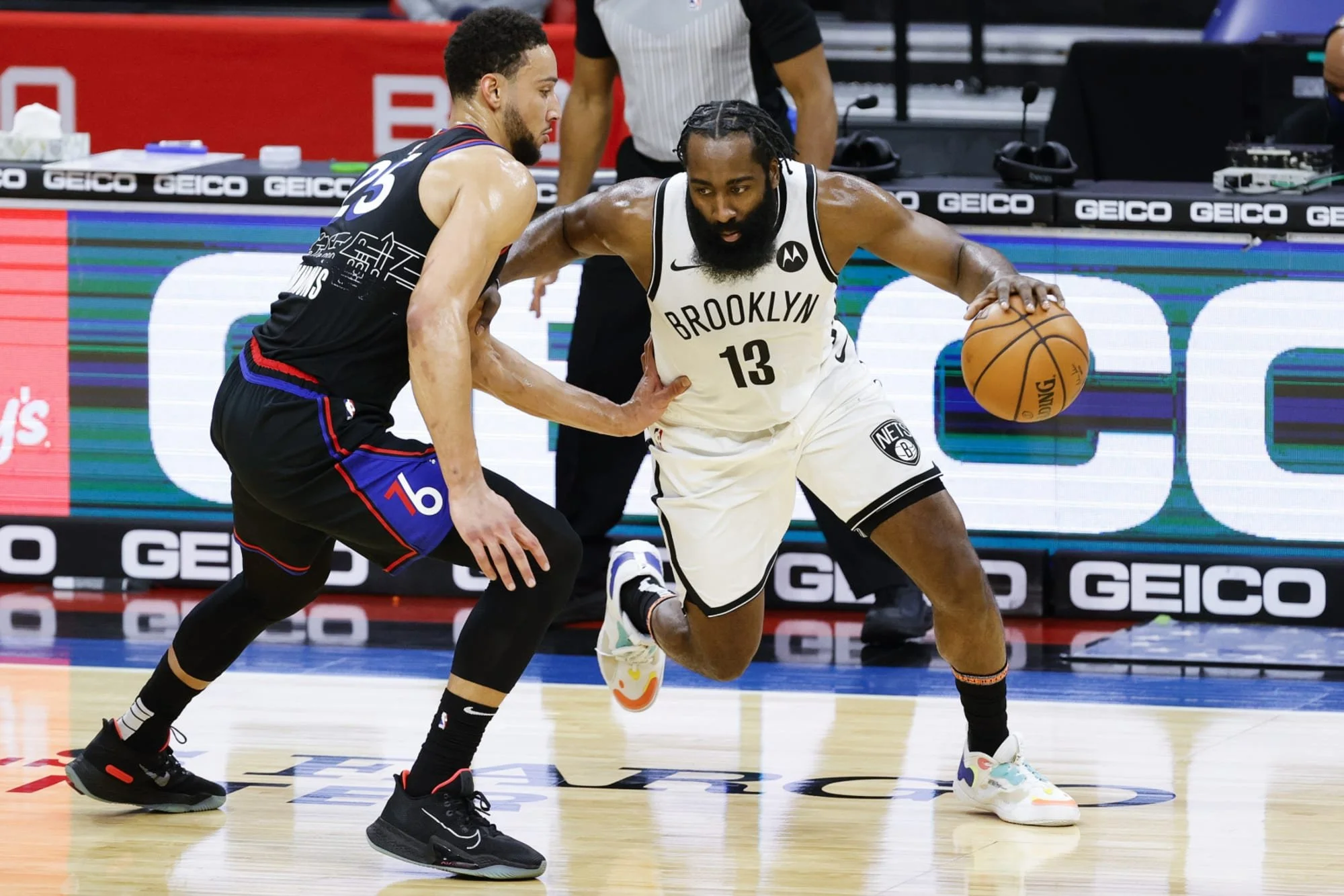 ESPN's Stephen A. Smith predicts that a James Harden for Ben Simmons trade could happen if the Brooklyn Nets fail to win the championship.