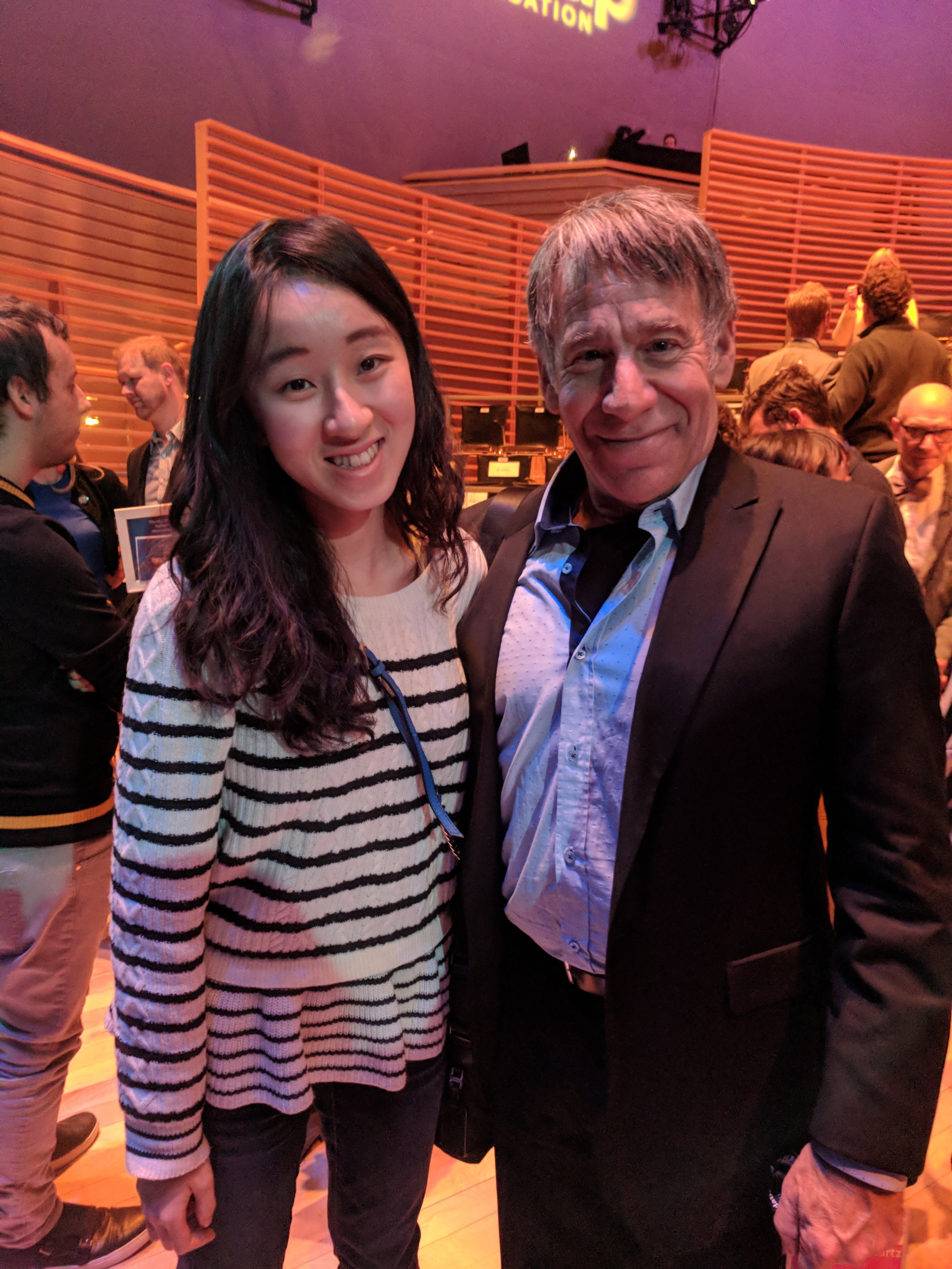 With composer/lyricist Stephen Schwartz