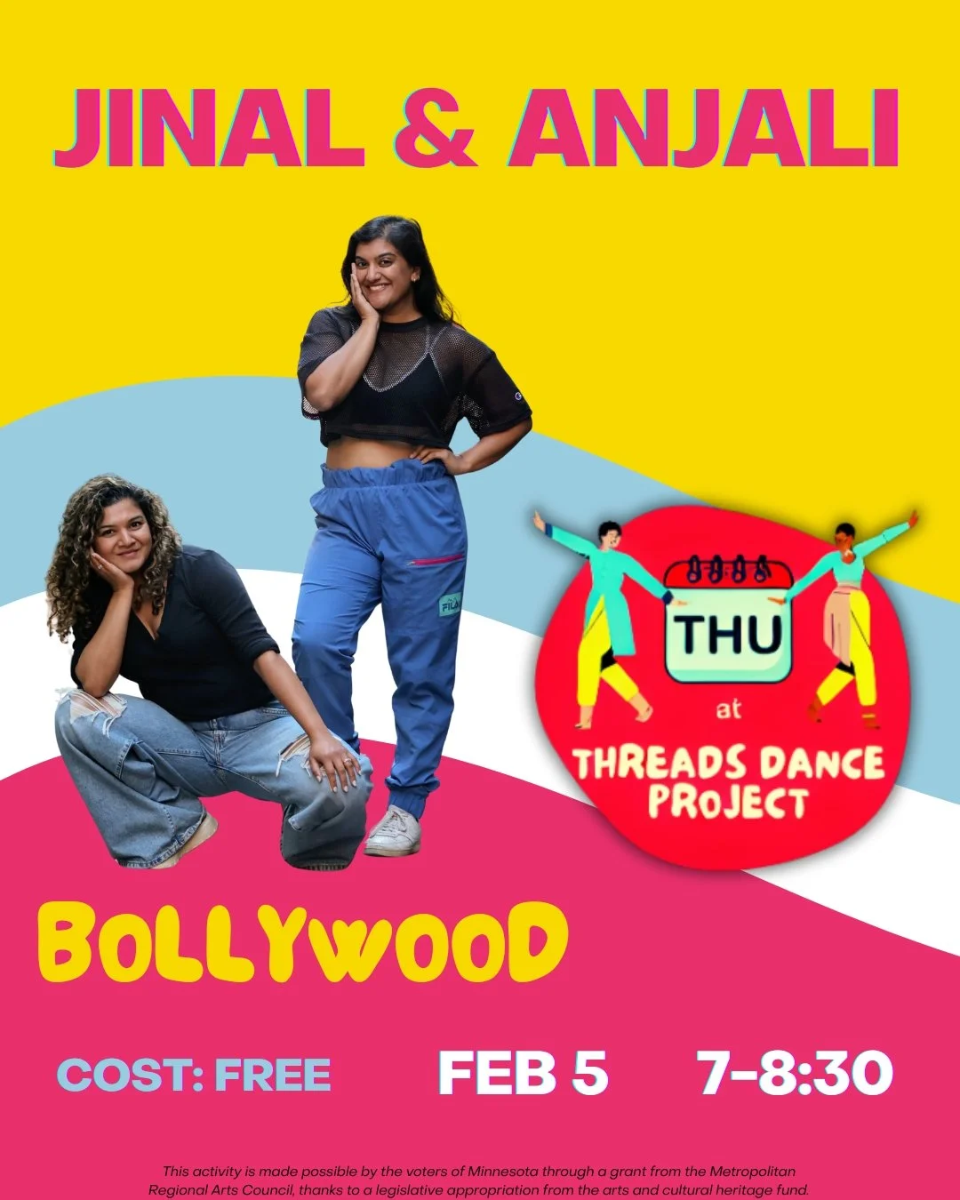 Dance Class: Bollywood with Jinal and Anjali
