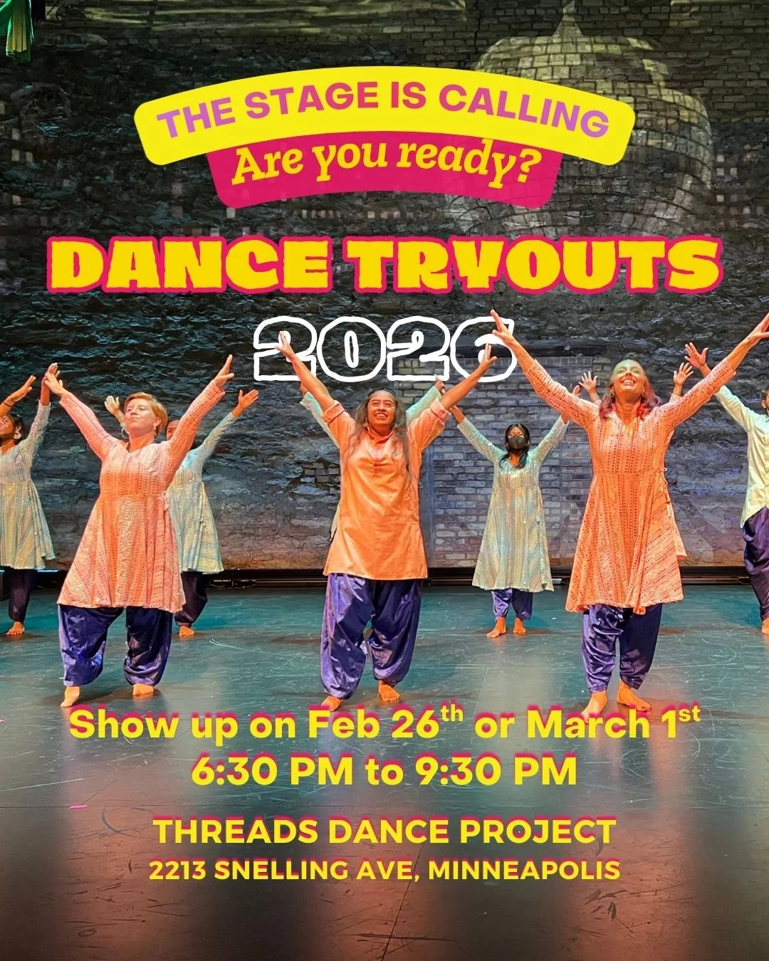 Dance Audition: Be a part of our 2026 performance team
