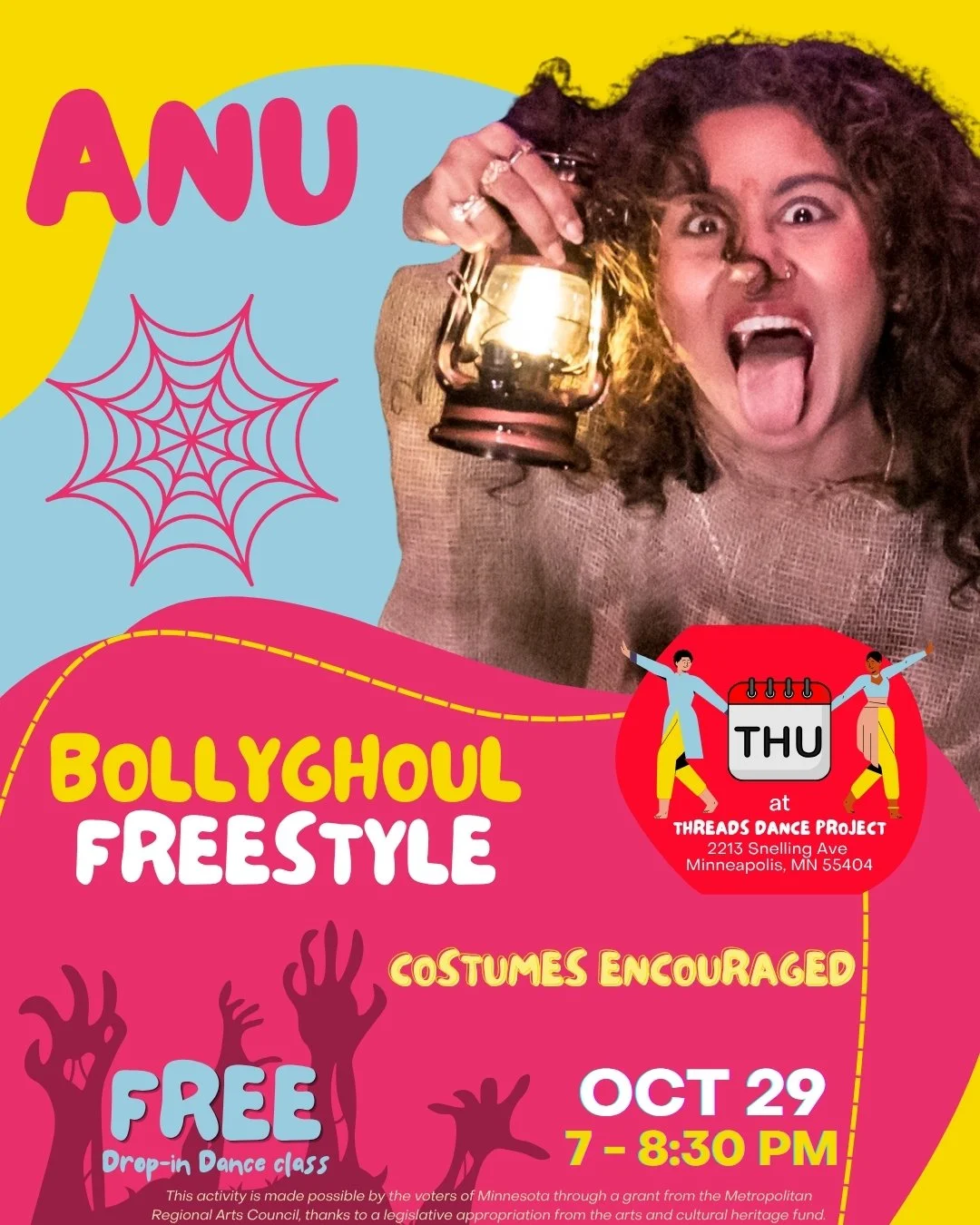 Dance Class: BollyGhoul Freestyle with Anu (Halloween Special)