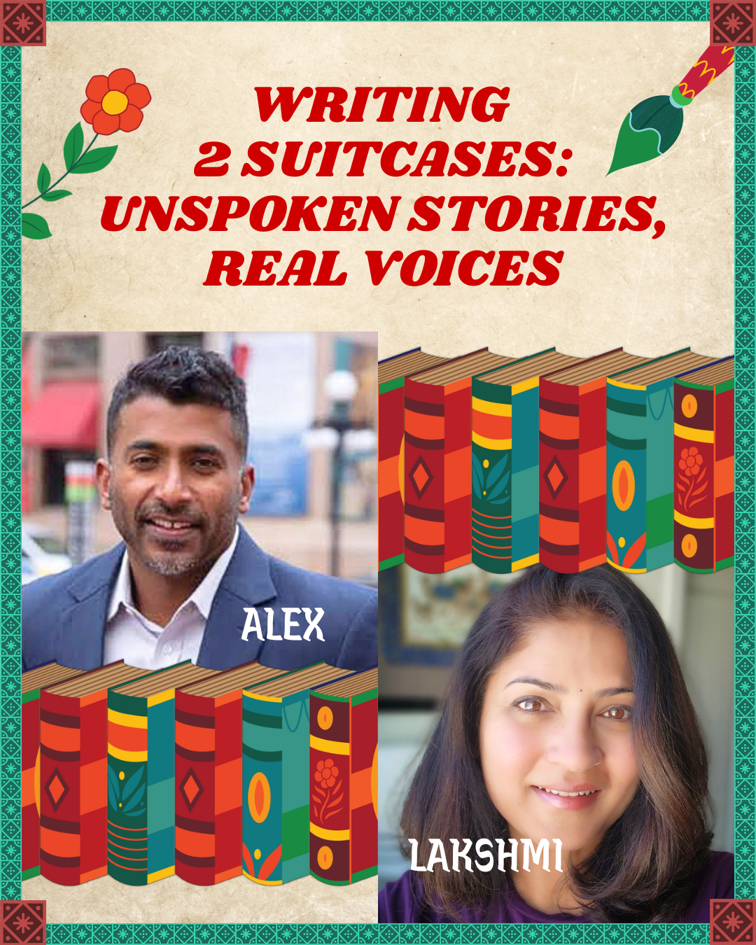 Writing 2 SuitCases: Unspoken Stories, Real Voices