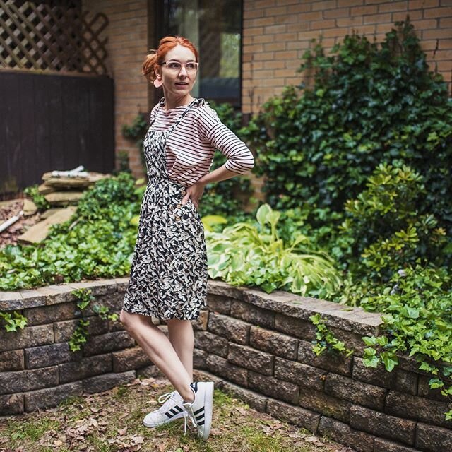 Yesterday an UH-MAZING pattern was released by @untitledthoughts !!!!! the #utfleurpinafore Being a tester for any pattern of hers is such a joy and there was so much communication with the tester group that we all felt so encouraged and supported! W
