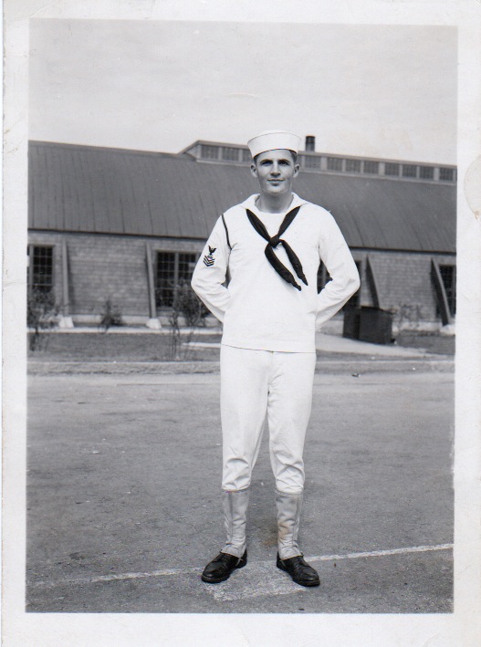 Jeff's father in the U.S. Navy during World War II
