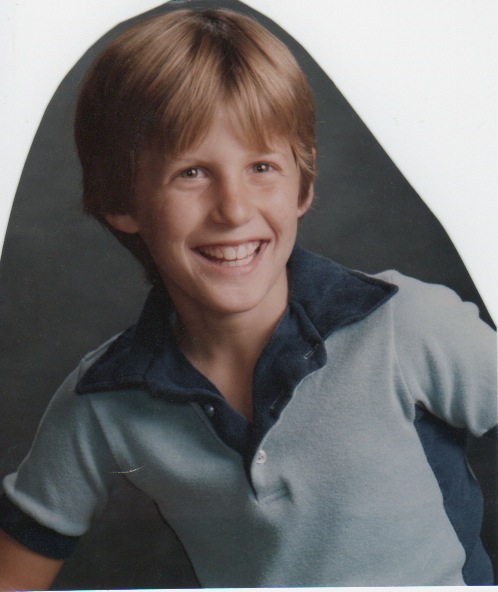 Jeff as a young boy