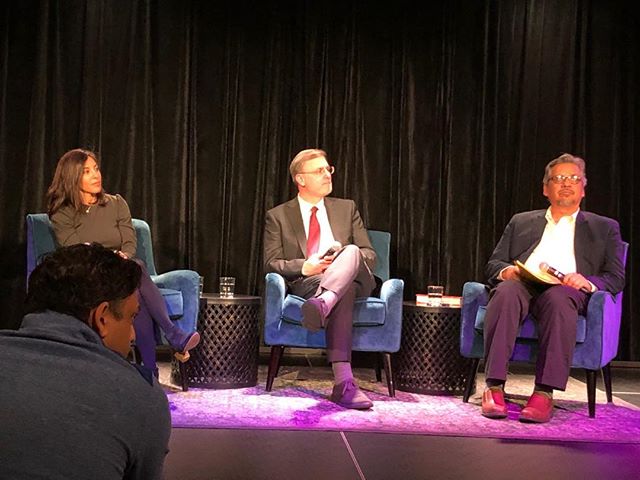 Award winning New York Times journalists Julie Hirschfeld Davis and Michael D. Shear speaking about Trump&rsquo;s despicable immigration policy at Town Hall Seattle. Powerful stuff.