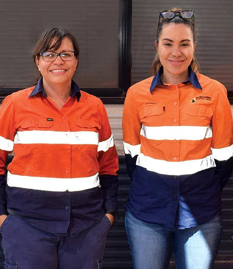 Rowena Leslie (left) and Katrina Stubbs.