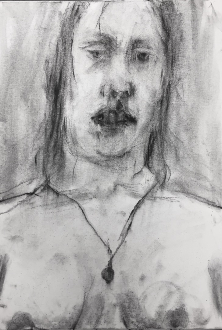  2018 | charcoal on paper board | 8x11 in 