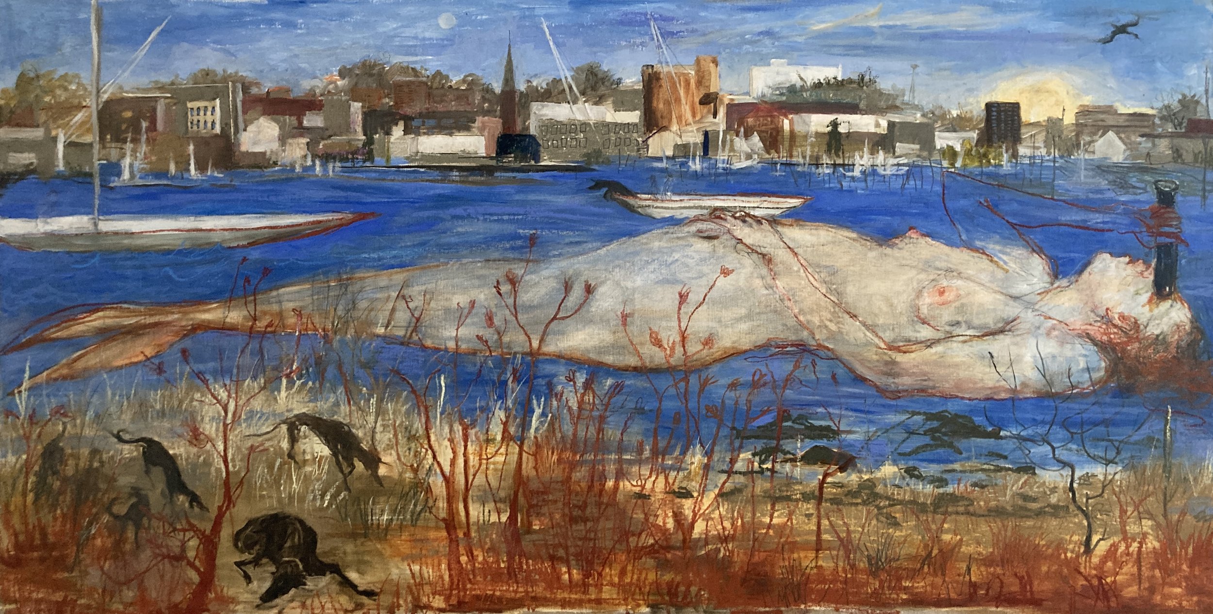 2025 | oil on linen | 30 × 60 in