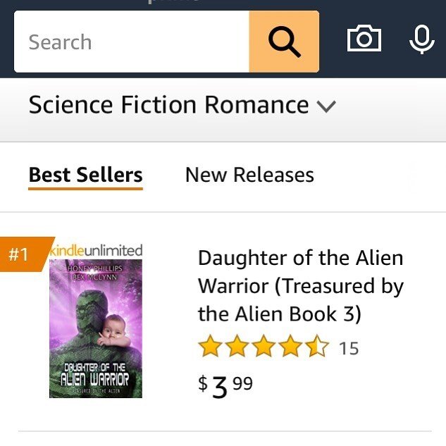 💜💫 NEW RELEASE! 💫💜 Daughter of the Alien Warrior is live and available on Kindle Unlimited! https://www.amazon.com/dp/B0882WM656

Can a grieving alien warrior and a desperate mother overcome their painful pasts through the shared love of a child?