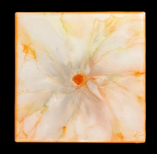 Coaster - Subtle orange blossom