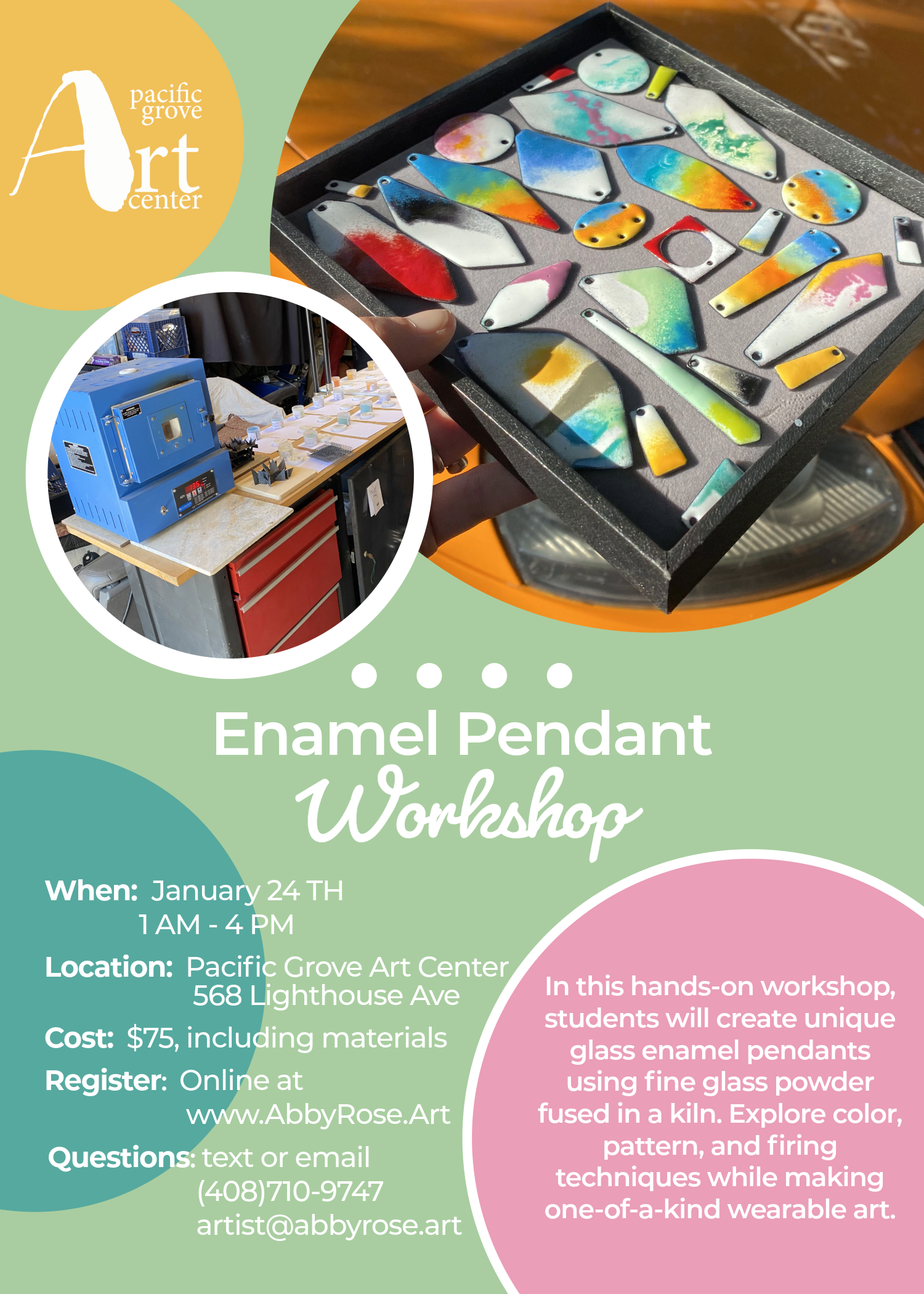 Enamel Pendant Workshop