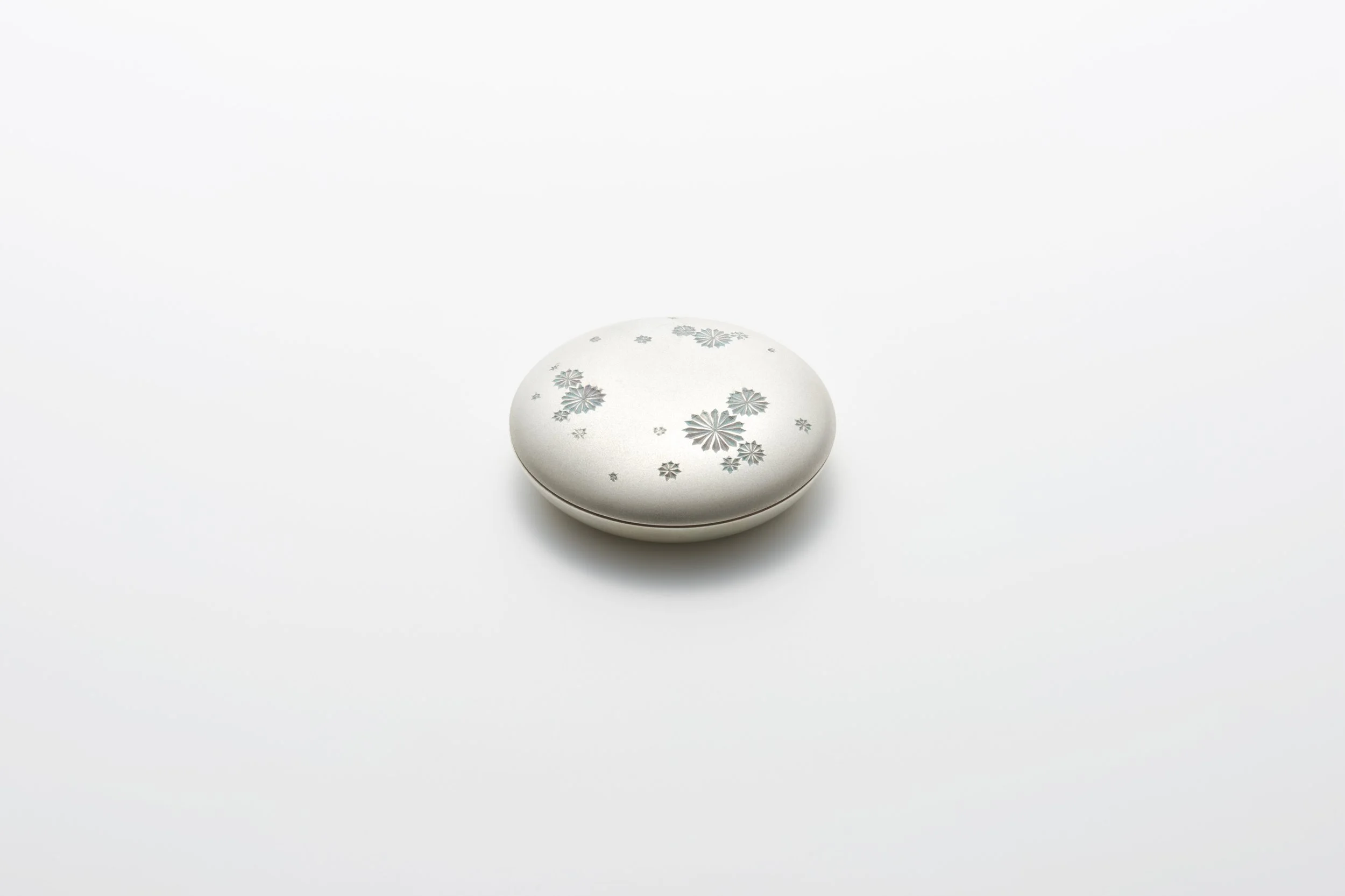緑青紋銀小箱
