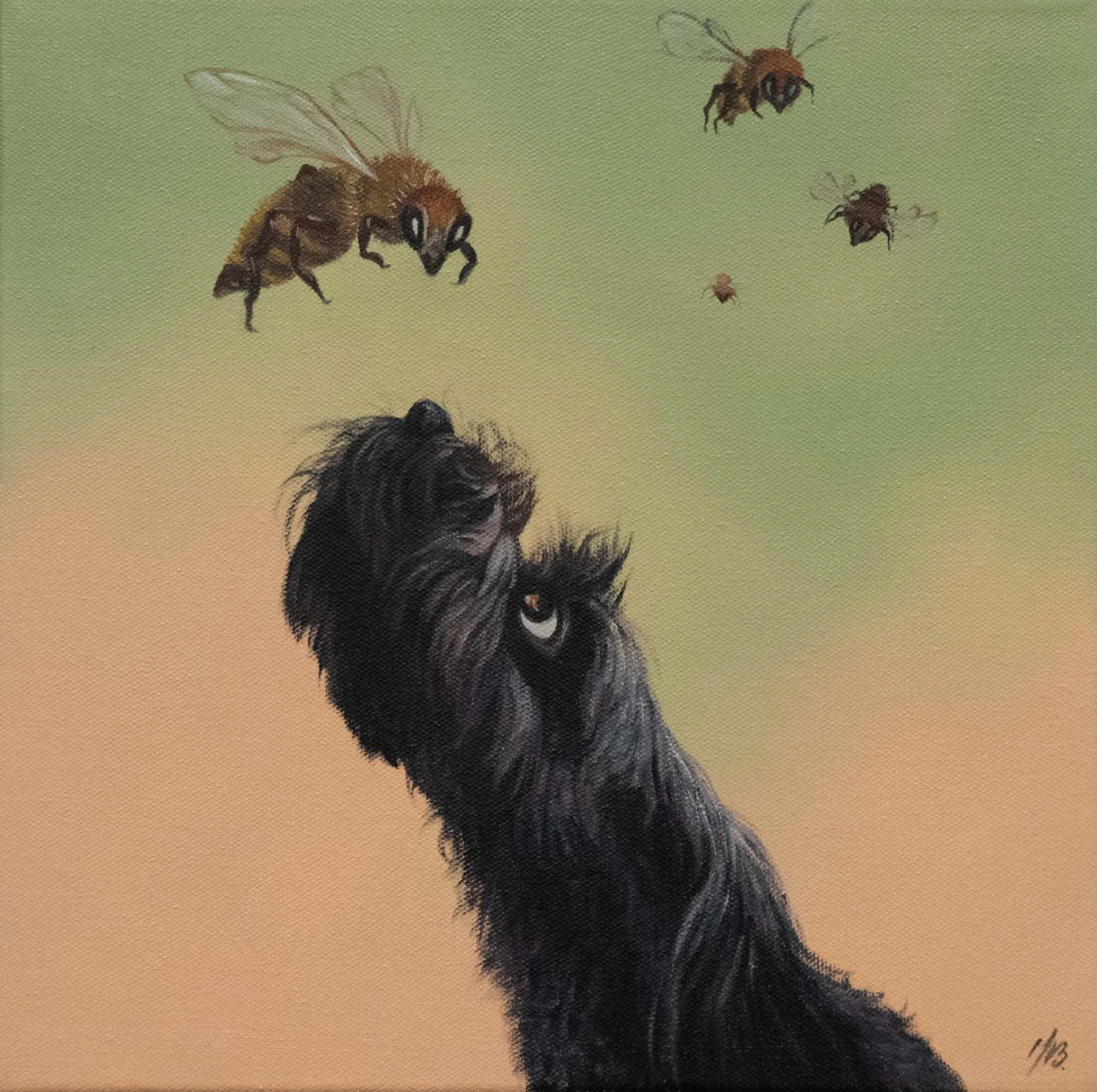 Brooky with bees
