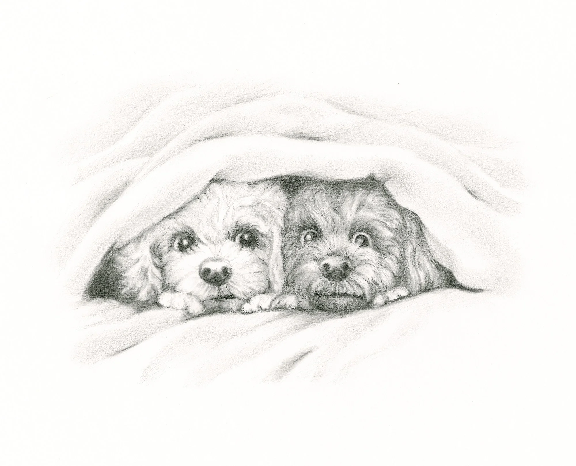 Lilly and Brooky hiding