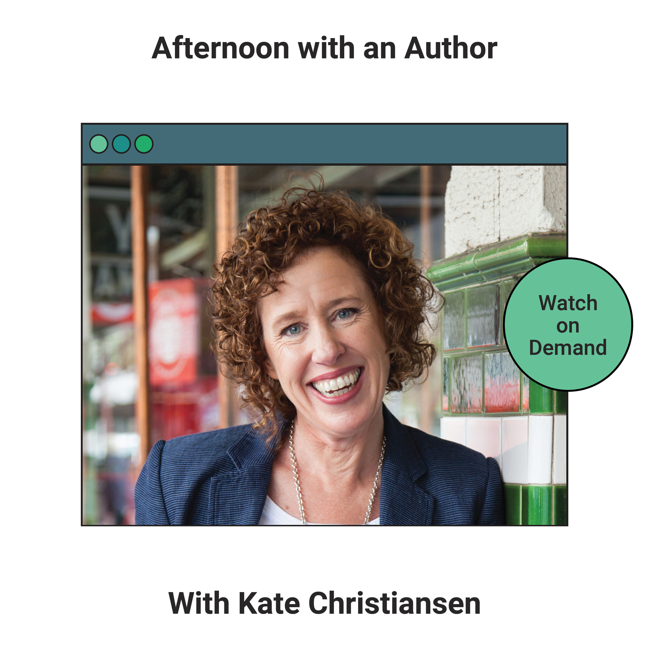 Afternoon with an Author - Kate Christiansen — Maree McPherson