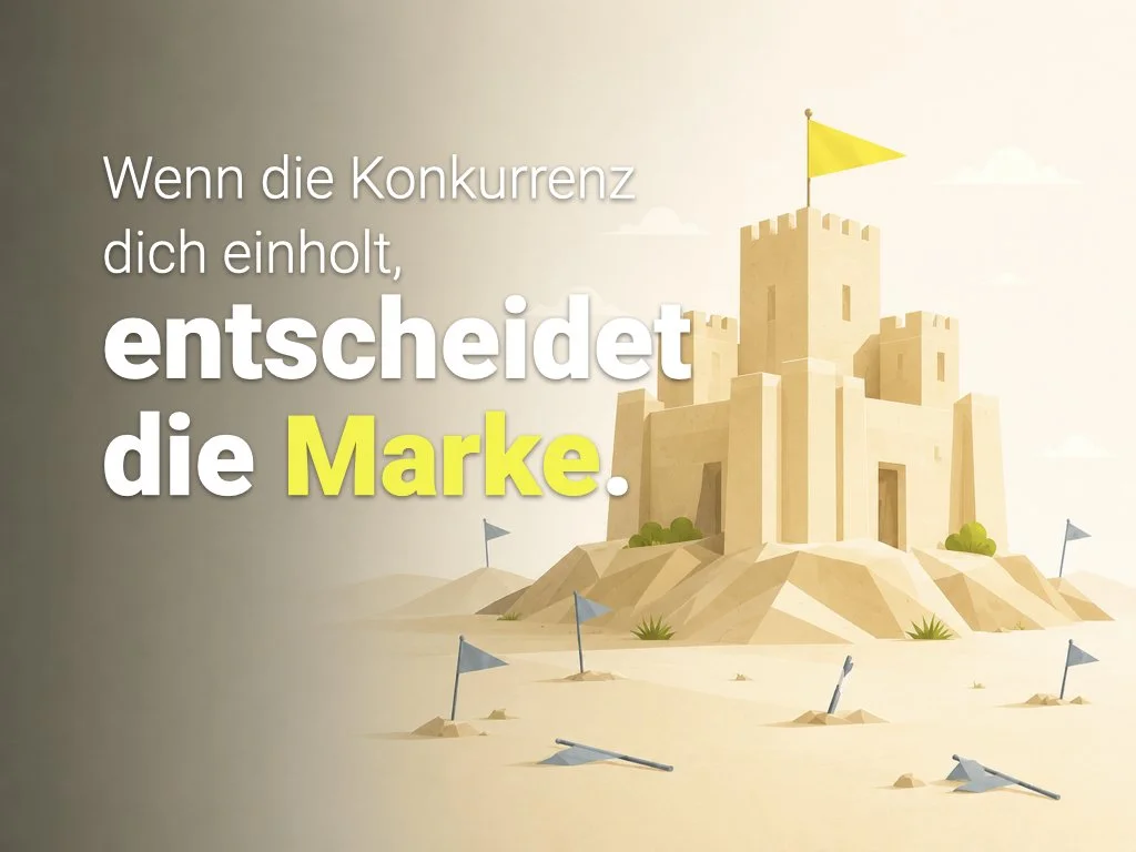 Wenn die Konkurrenz dich einholt, entscheidet die Marke.