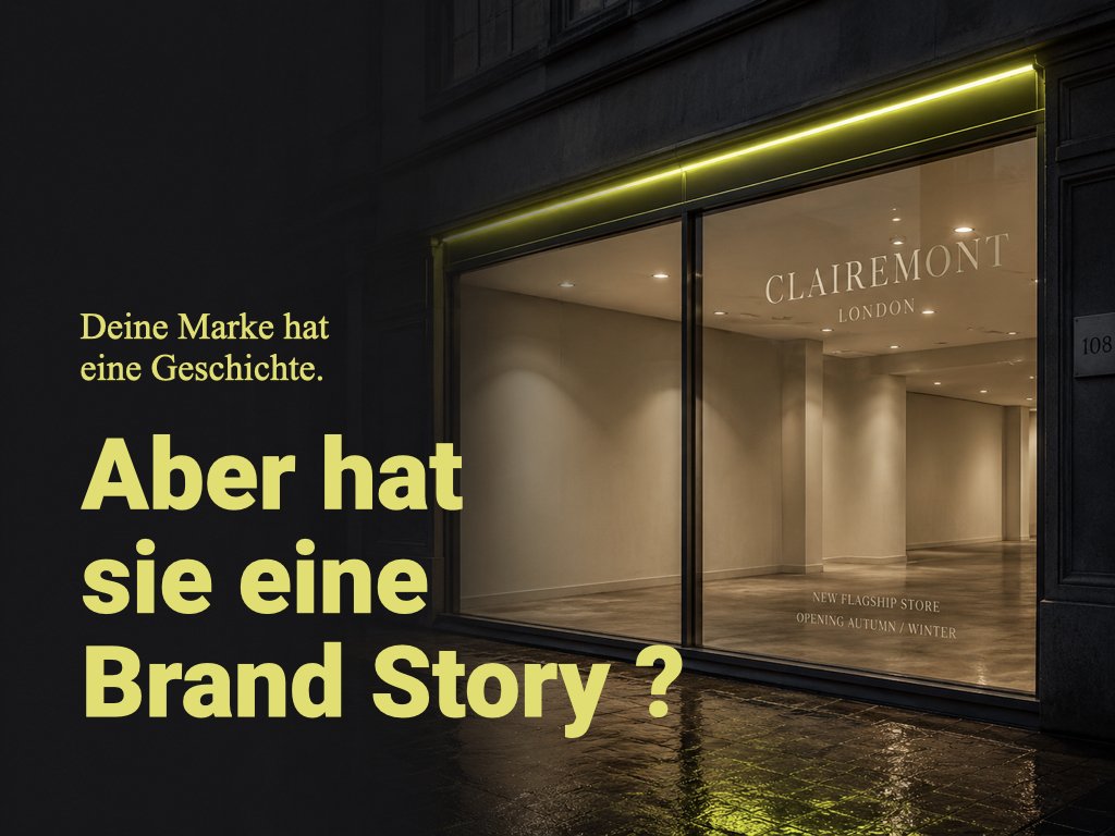 Leeres Geschäft hinter Schaufenster