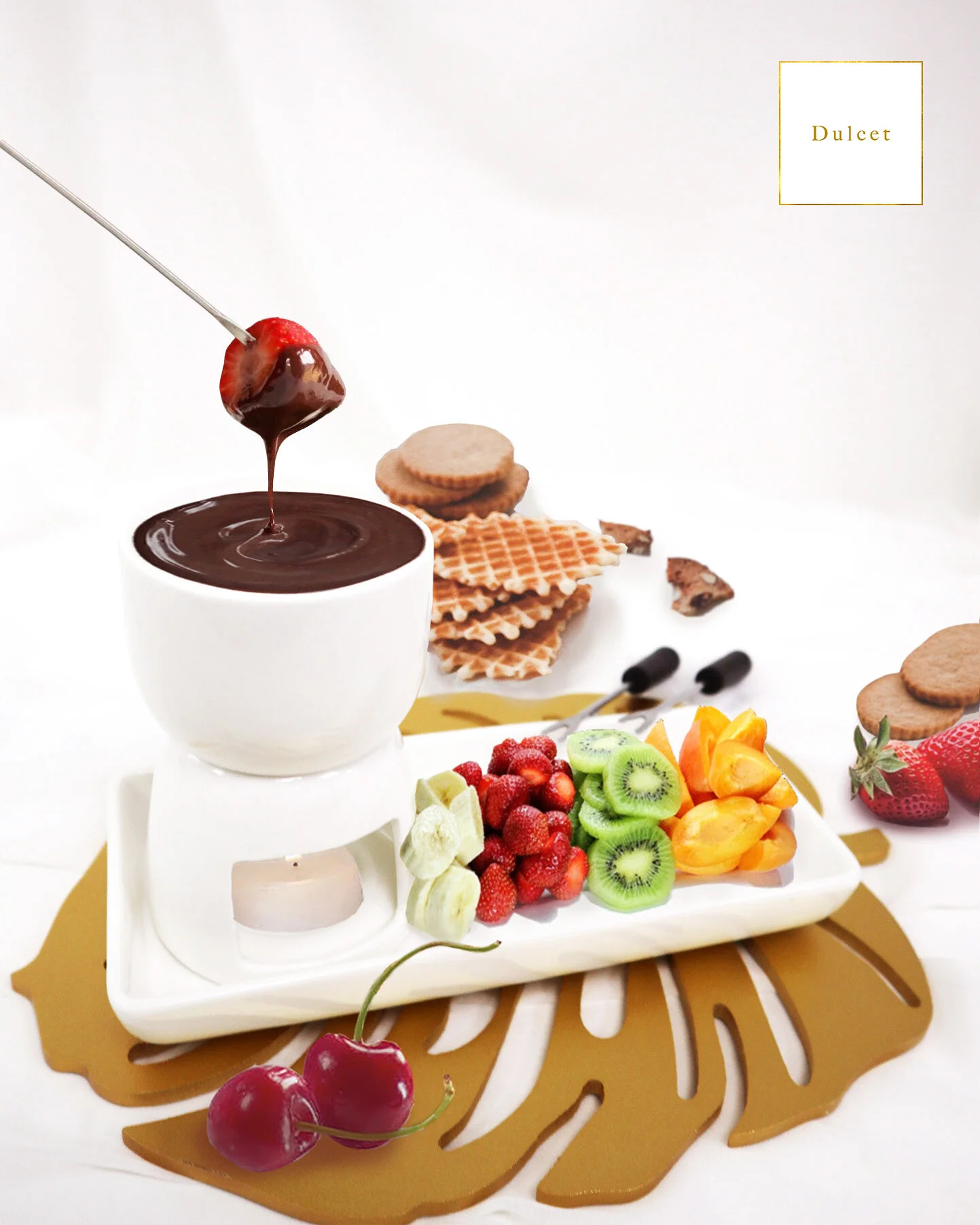 Ceramic Fondue Pot Set