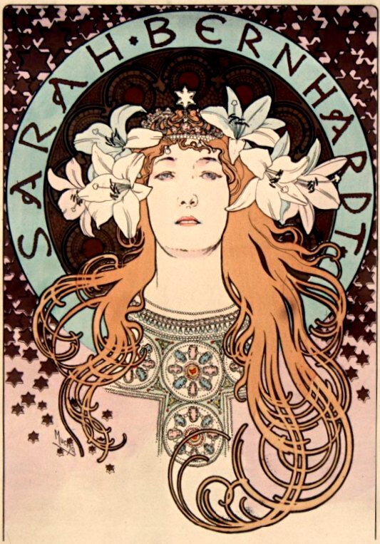 Sarah Bernhardt by Mucha