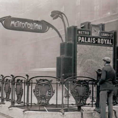 Paris Métro in 1900