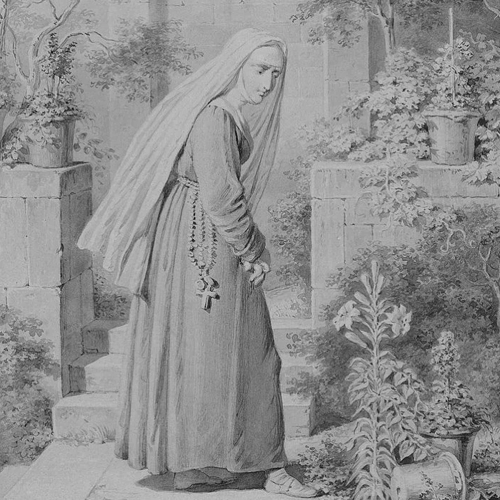 Figurine Vertunni Louise De La Vallière N°630 – Plomb Peint, échelle 1/32, France