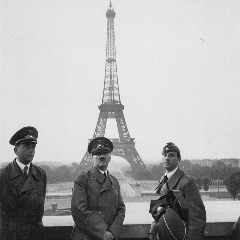 Hitler visiting Paris