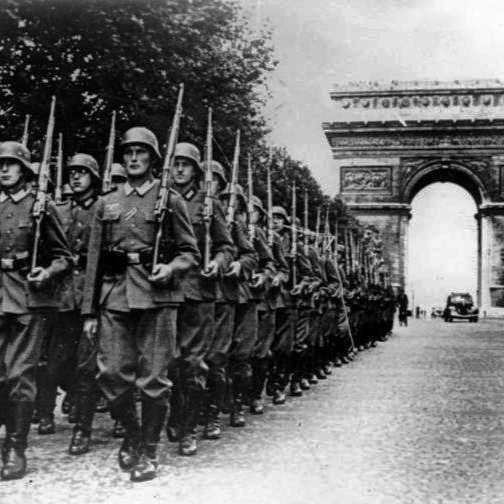 Nazis on the Champs-Elysées