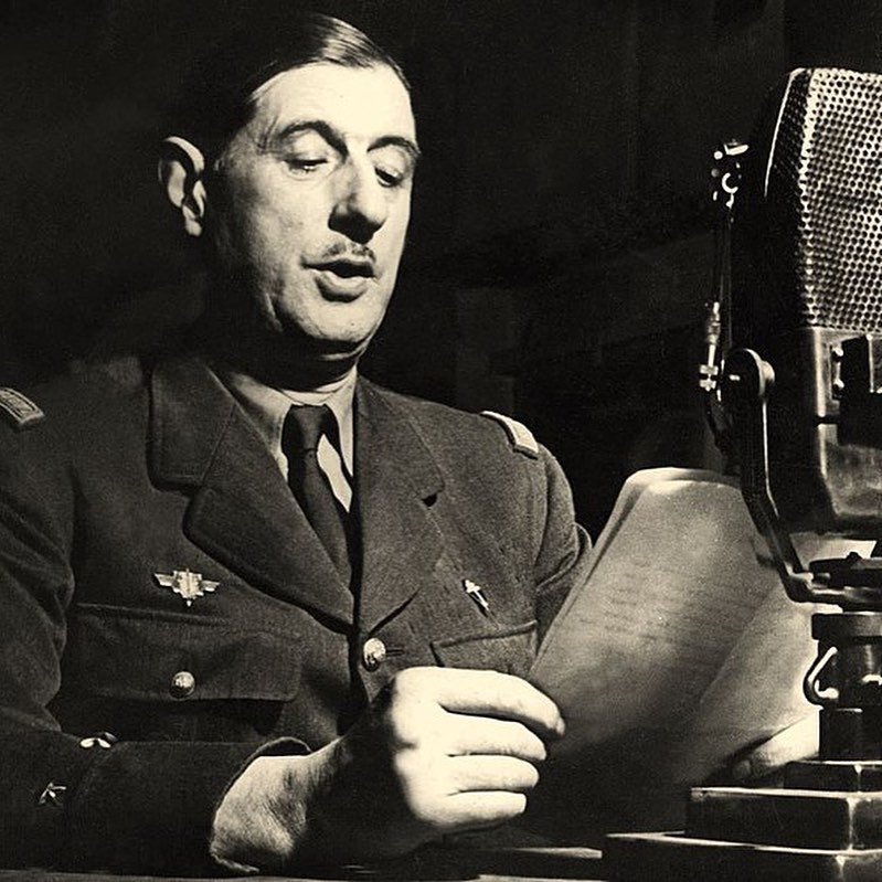 De Gaulle on BBC Radio