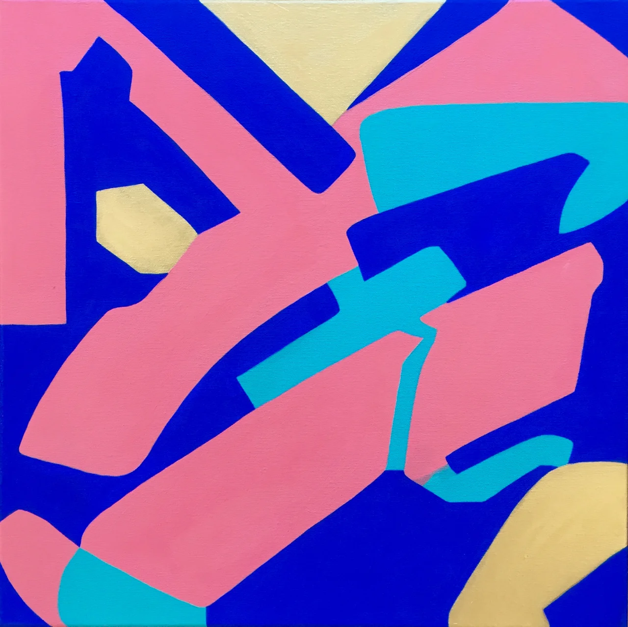 Claire Nakazawa | Pink and Gold | SOLD