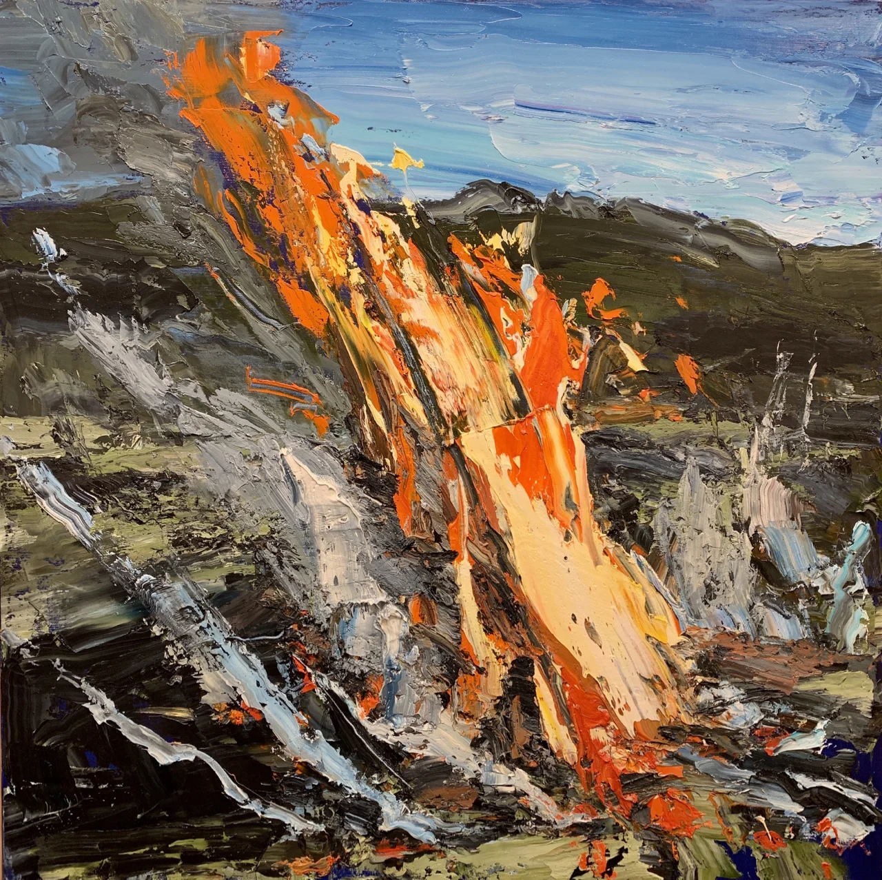 Rowen Matthews | Fire on The Plain 1 | SOLD