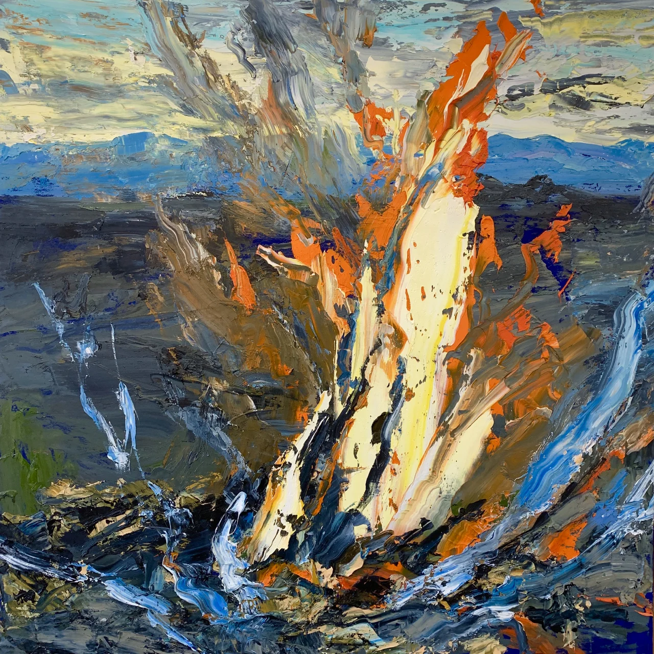 Rowen Matthews | Fire on The Plain 2 | SOLD