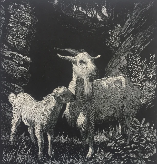 Lionel Lindsay | White Goats | SOLD