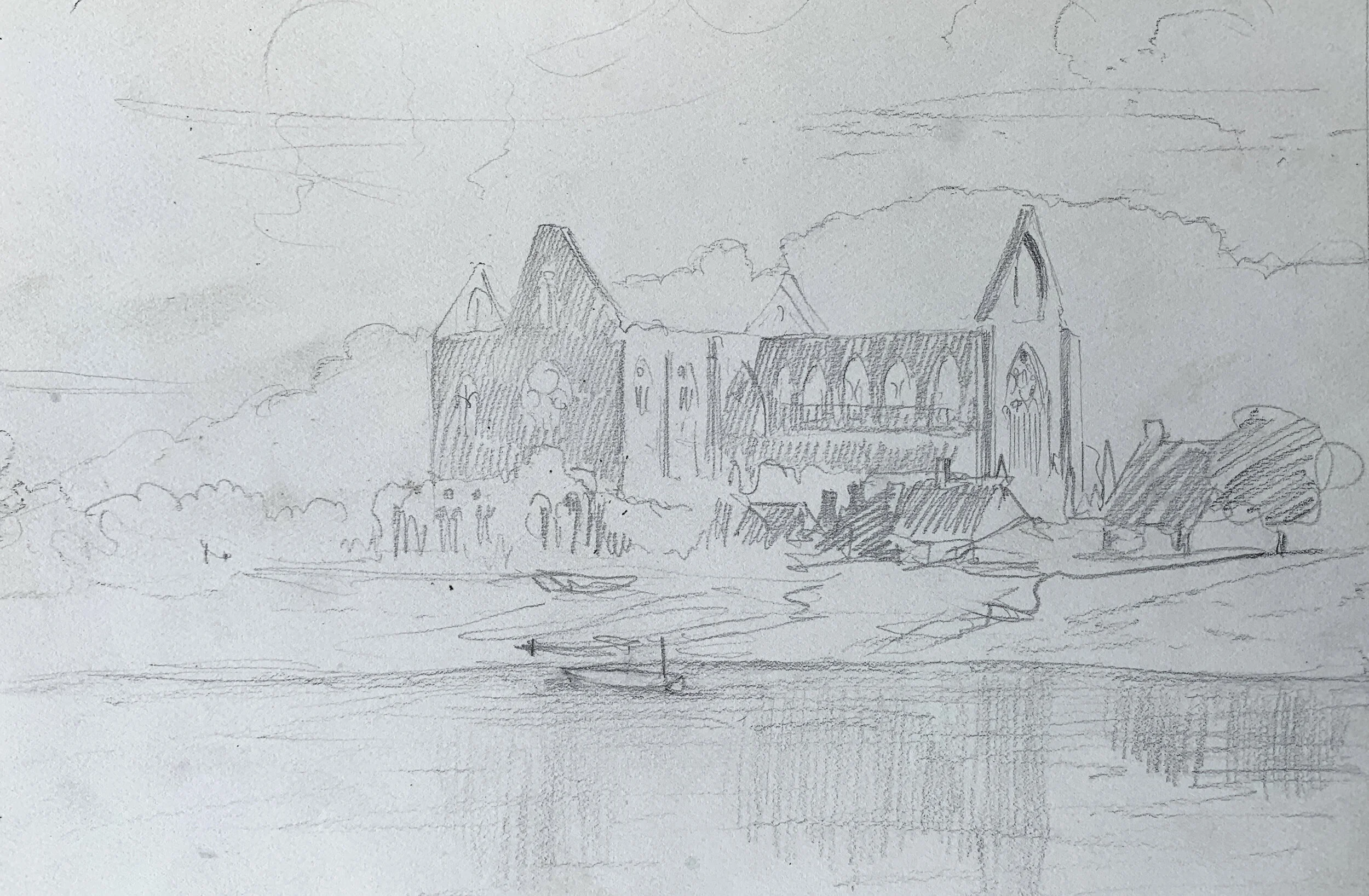 Sir Arthur Streeton |  Tintern Abbey c1900 | Sold