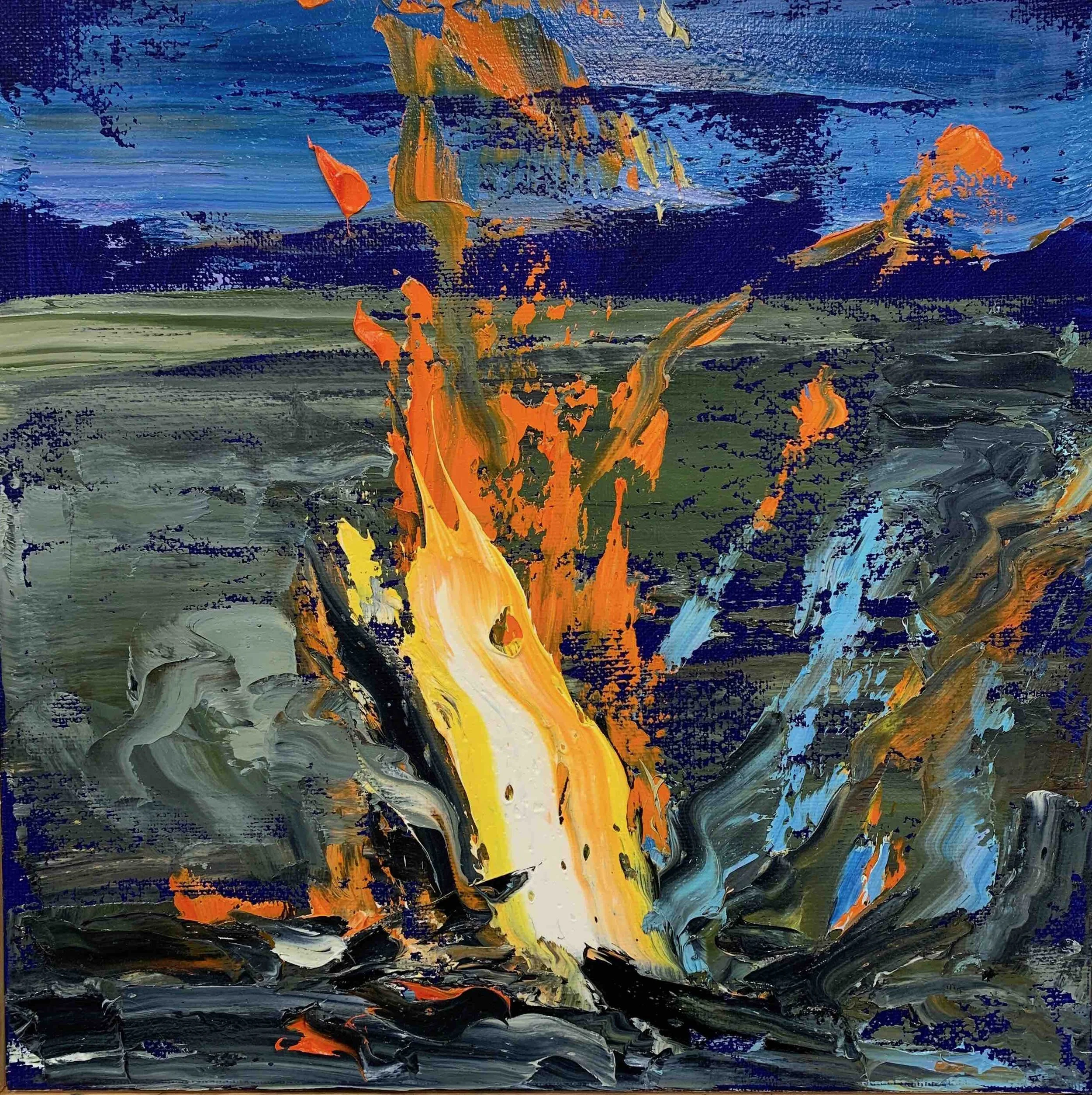 Rowen Matthews | Fire. Liverpool Plains | SOLD