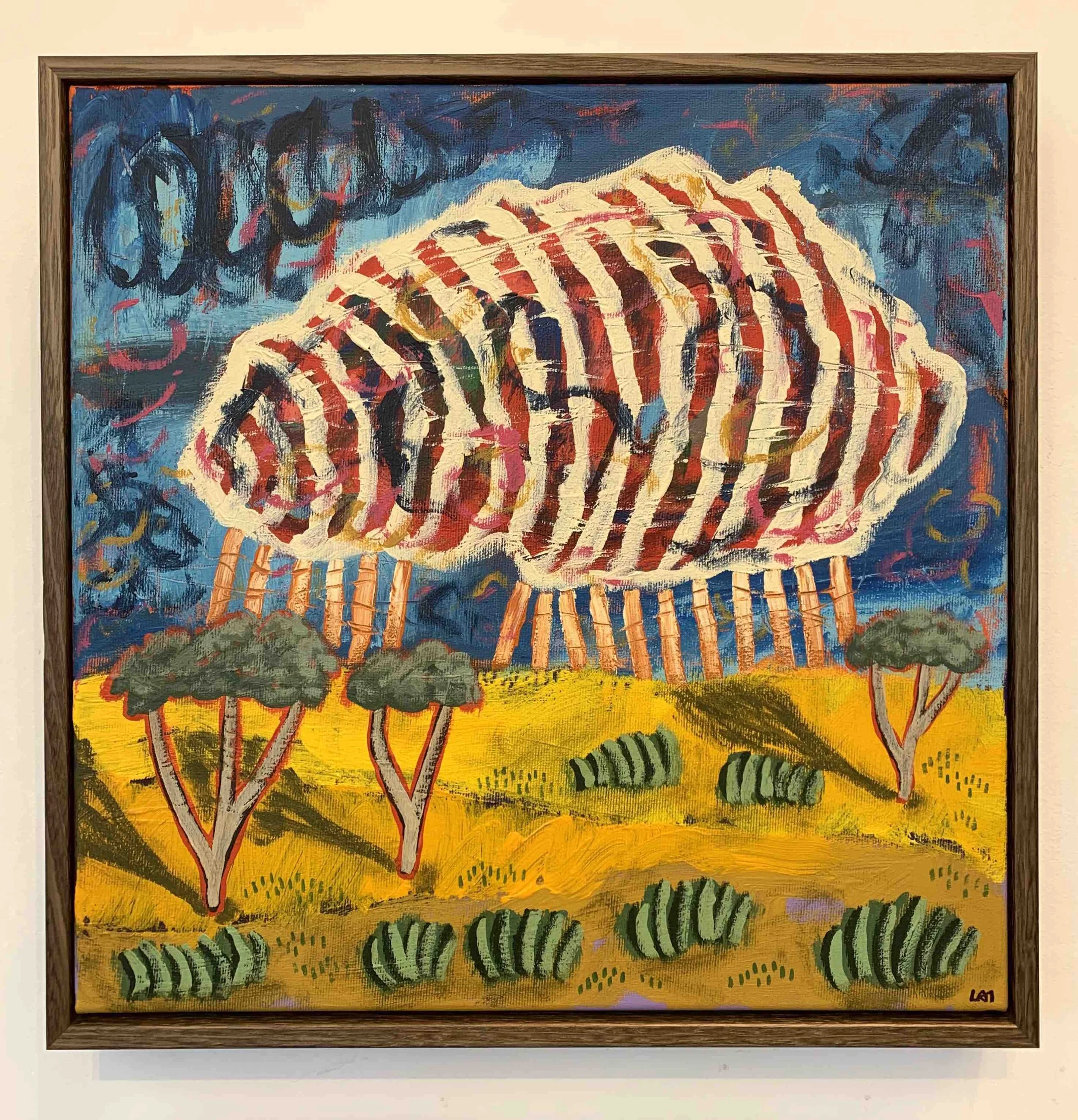 James Lai | Storm Clouds Over Golden Pastures | SOLD