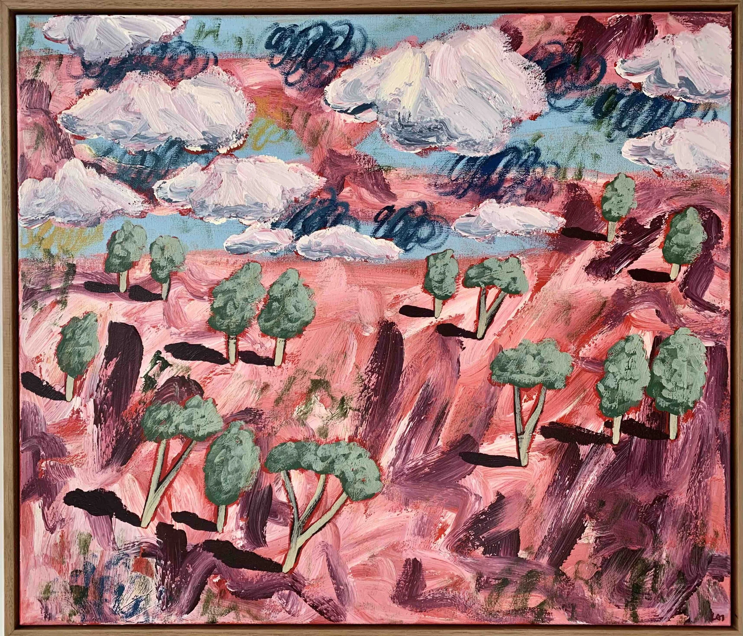 James Lai | Scattered Trees In Open Paddock | SOLD