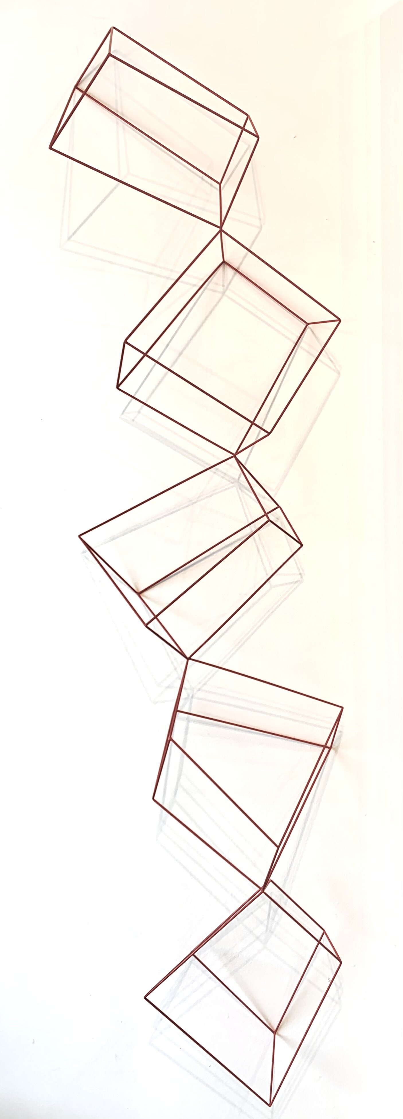 Morgan Shimeld |  Cube Formation Series Red (extra long) | SOLD