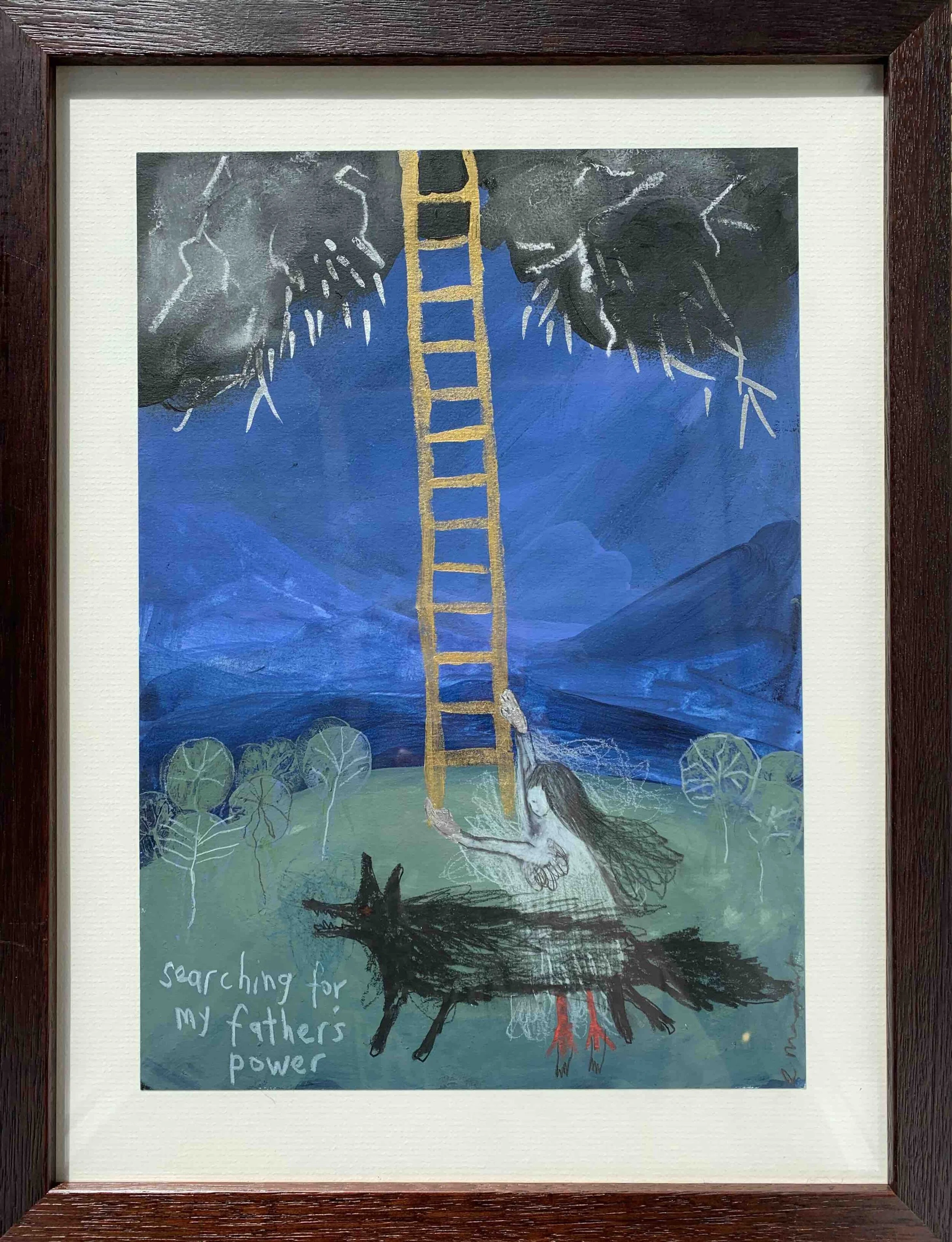 Emma Magenta |  Searching For My Fathers Power | SOLD