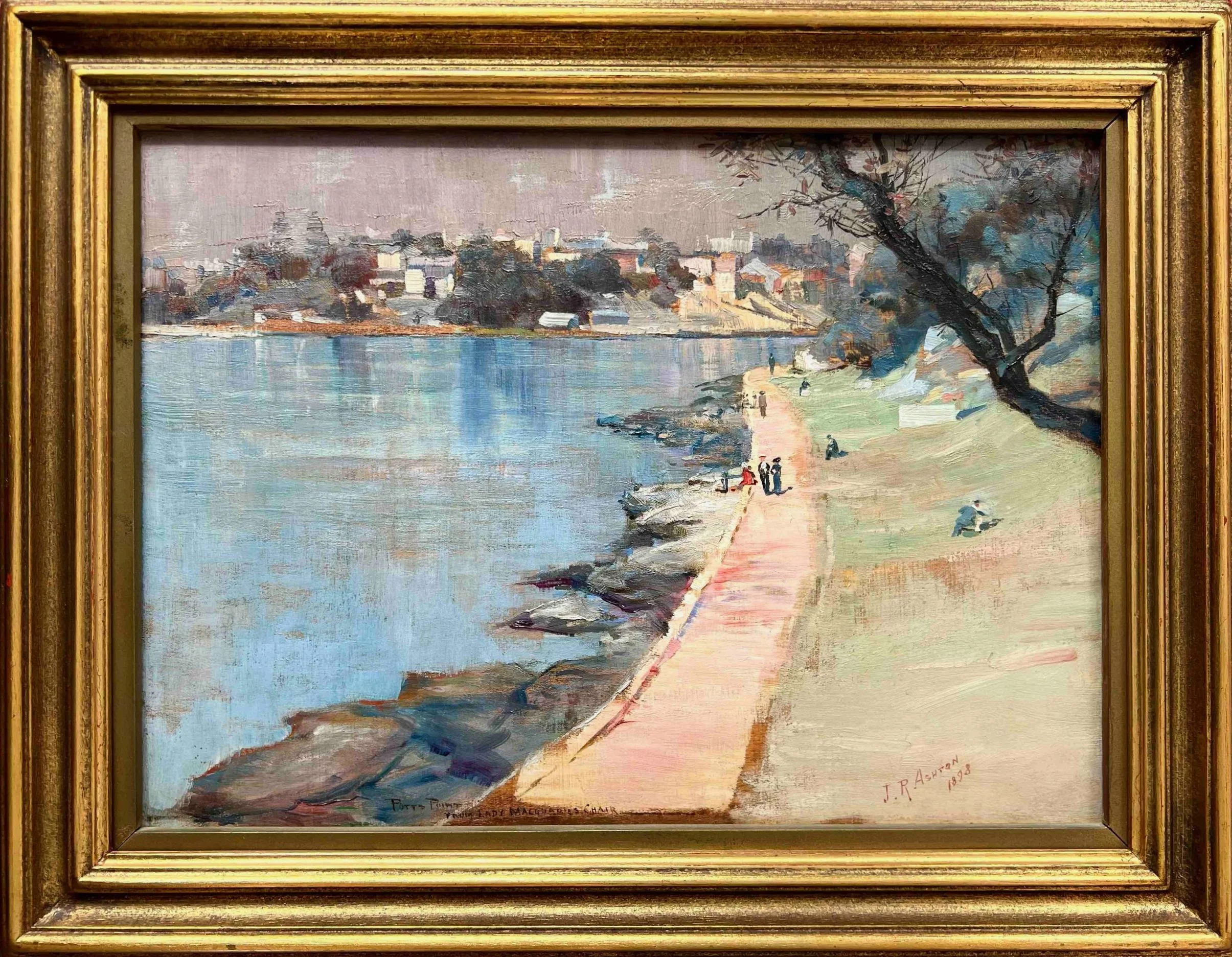 Julian Ashton | Potts Point From Lady Macquarie's Chair 1898 | SOLD