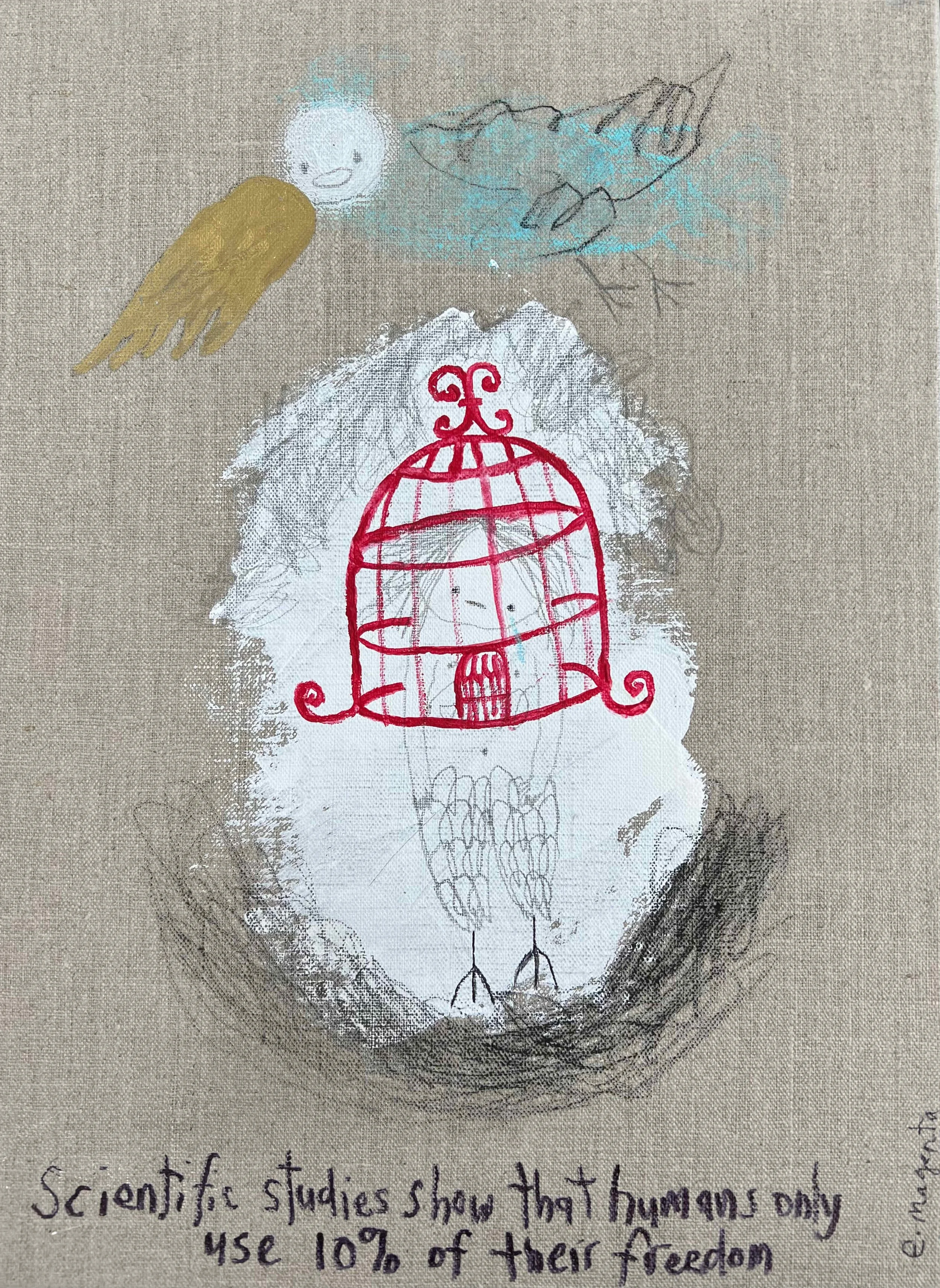 Emma Magenta |  10% Of Freedom | SOLD