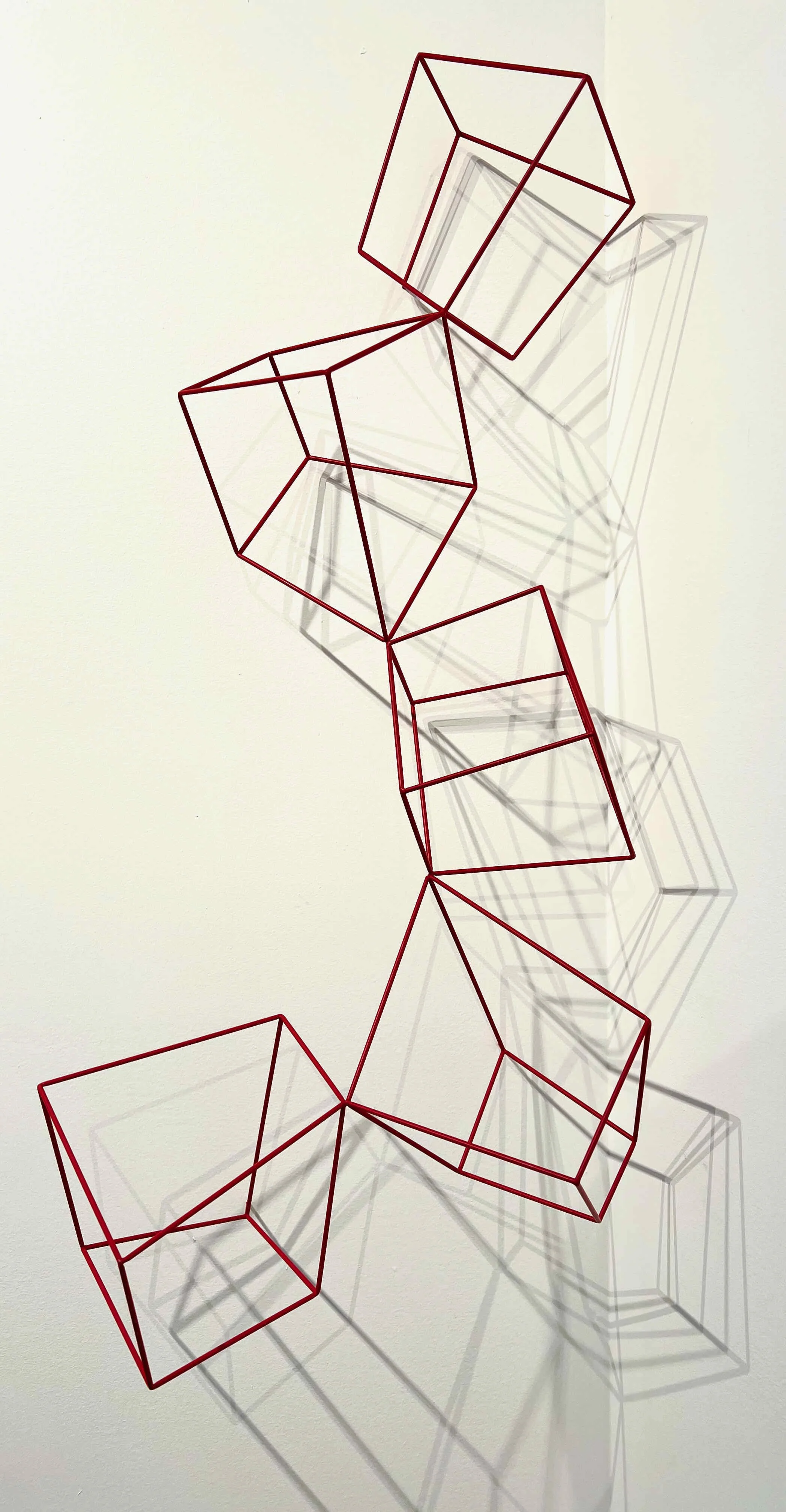 Morgan Shimeld |  Cube Formation Series Red  | SOLD